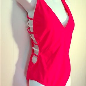Strappy One Piece Swimsuit L